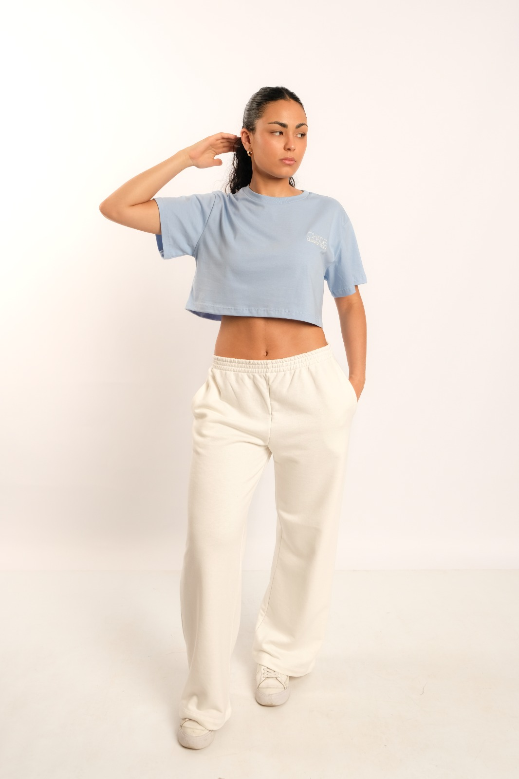 Remera Crop Algodón